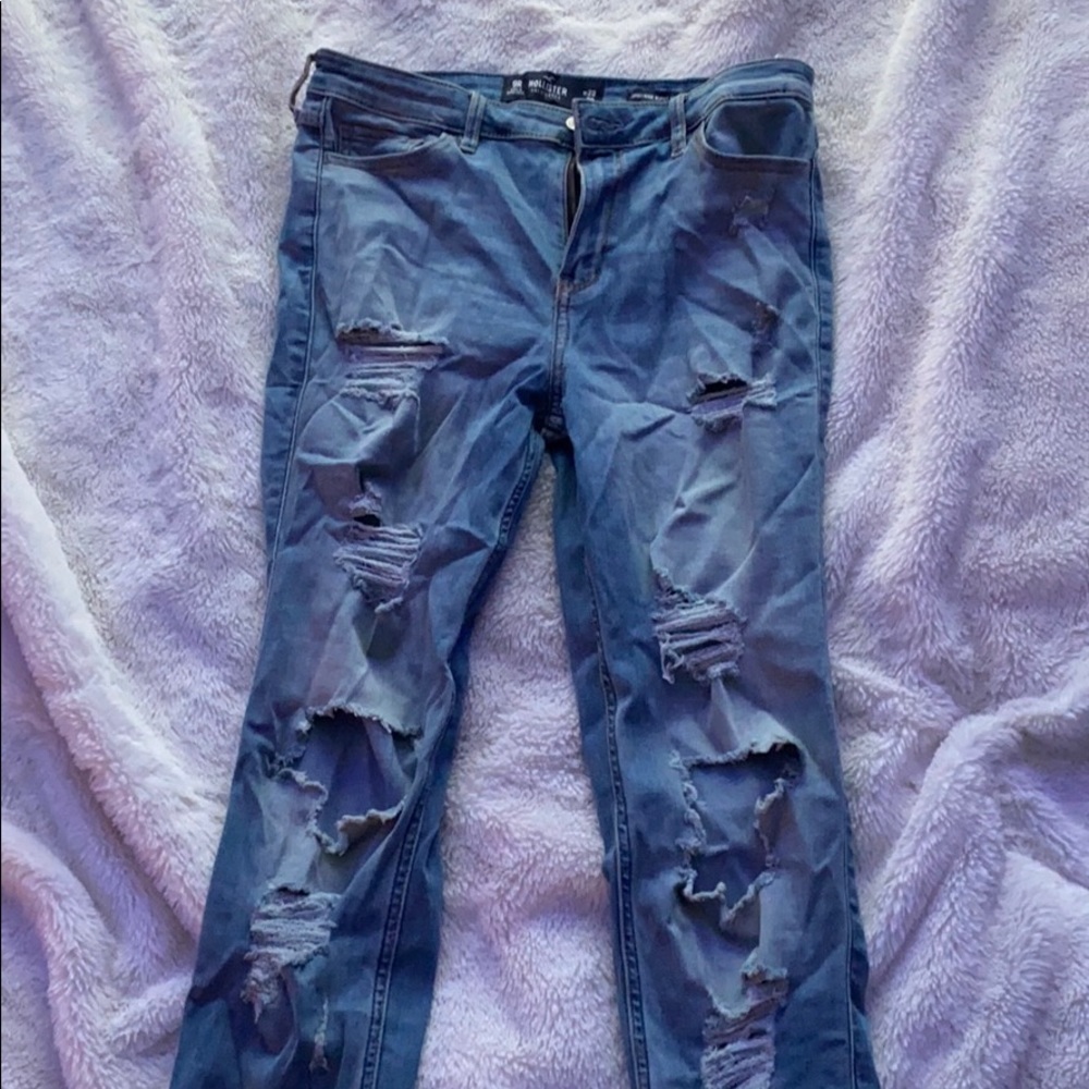 Hollister ripped jeans